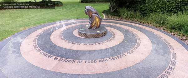 Irish famine Memorial Western Australia